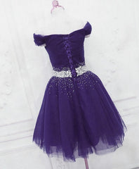 Purple Corset Homecoming Dress, Party Dress Outfits, Prom Dress 2028