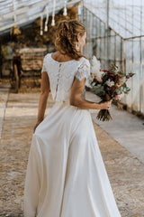 Amazing Boho Lace Mermaid Zipper Wedding Dress