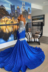 Fabulous Long Sleeveless Heter Backless Mermaid Prom Dress With Beading