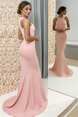 Gorgeous Halter Sleeveless Prom Dresses Popular Mermaid Chic Evening Dresses