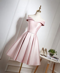 Cute Pink A Line Short Corset Prom Dress, Pink Evening Dress outfit, Dress To Impression