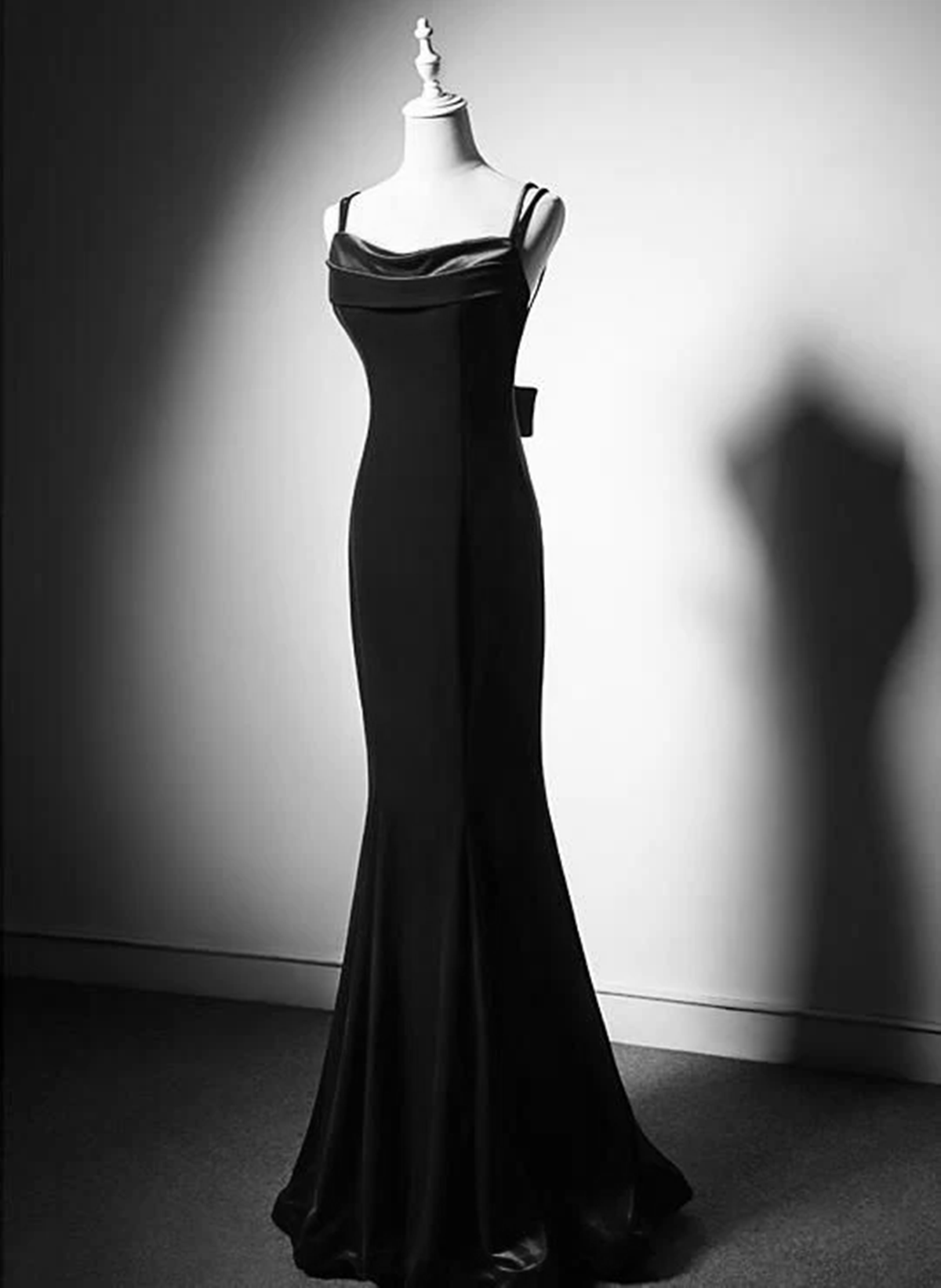 Black Straps Velvet Low Back Long Corset Formal Dress, Black Velvet Evening Dress Corset Prom Dress outfits, Prom Dress Aesthetic