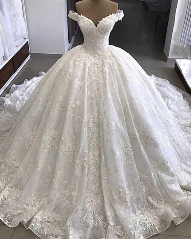 Amazing Off Shoulder Sweetheart Lace Long 2024 Corset Wedding Dresses outfit, Wedding Dresses For