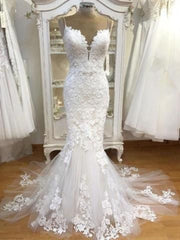 2024 Mermaid Sweetheart Lace Spaghetti Straps Corset Wedding Dresses outfit, Wedding Dresse Vintage