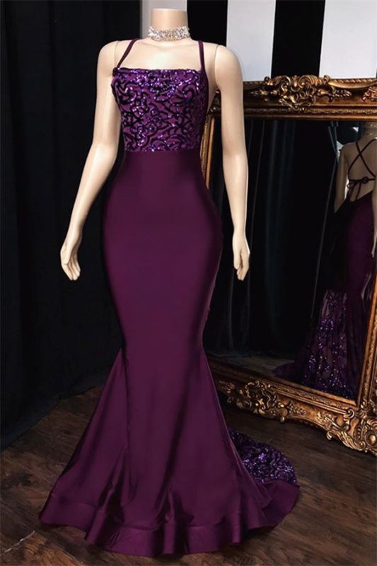 2024 Grape Mermaid Halter Satin Lace Corset Prom Dresses outfit, Party Dress Prom