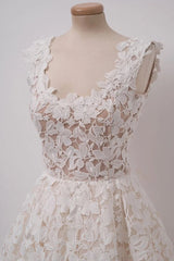 Chic A-line Short Lace Corset Homecoming Dresses outfit, Bridesmaids Dresses Cheap