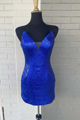 Blue Sequin Strapless Bodycon Corset Homecoming Dress outfit, Bridesmaids Dress Pink