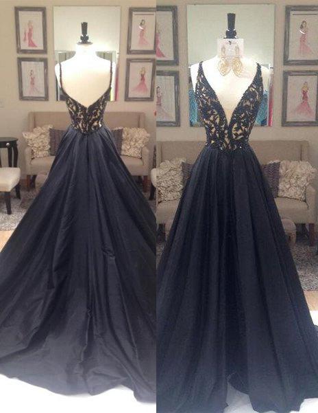 2024 Junoesque Black Beading V-Neck Zipper Corset Prom Dresses outfit, Bridesmaid Dress Stylee