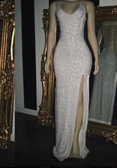 2024 White Halter Sequins Corset Prom Dresses outfit, Bridesmaids Dresses Fall Wedding
