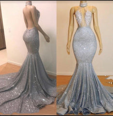 2024 High Neck Backless Sexy Mermaid Corset Prom Dresses outfit, Bridesmaids Dress Mismatched