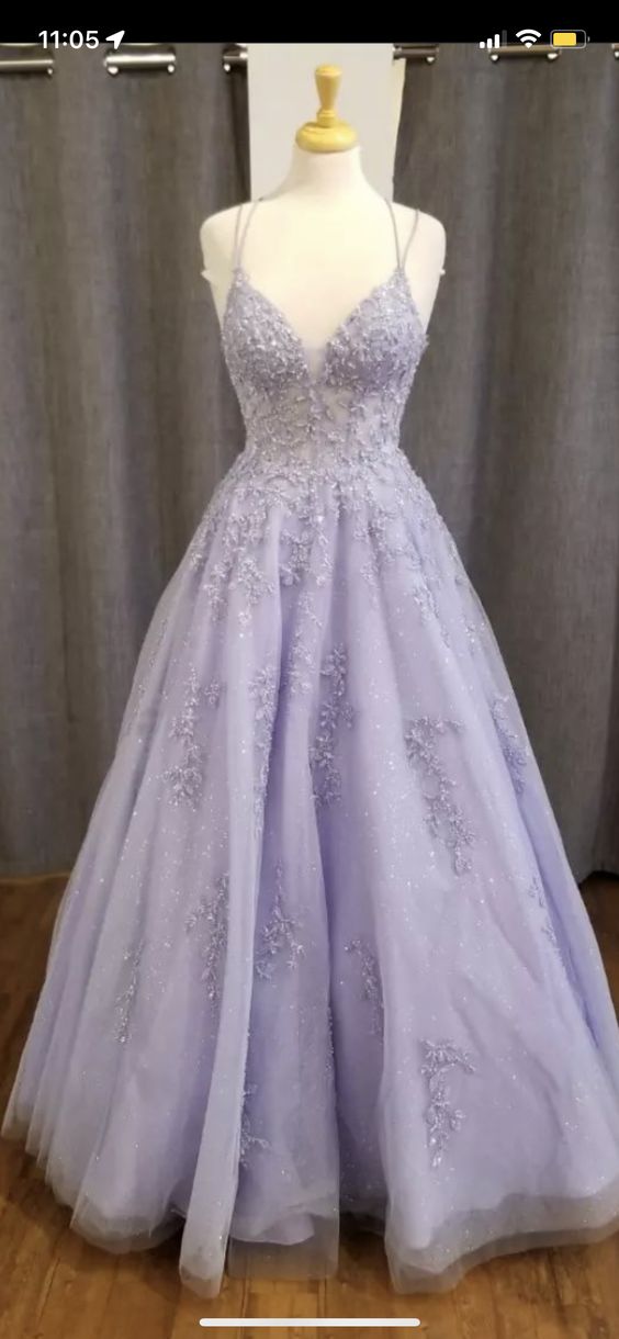 Pretty Corset Prom dresses, Purple Corset Prom dress, Light purple Corset Prom dress outfits, Pretty prom dresses