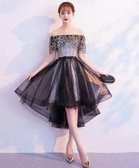 Black Tulle Lace Short Corset Prom Dress, Black Tulle Corset Homecoming Dress outfit, Homecoming Dresses Pink