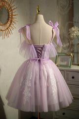 Cute Purple Sleeveless Lace Up Princess Short Corset Homecoming Dresses outfit, Bridesmaids Dresses Color Palettes