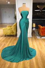 Elegant Strapless Long Mermaid Evening Corset Prom Dress Online outfits, Party Dressed Short