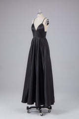 Elegant A Line Satin Spaghetti Straps Long Corset Prom Dress outfits, Bridesmaid Dresses Color Scheme