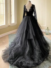 A-line/Princess Square Court Train Tulle Corset Wedding Dress with Appliques Lace outfit, Wedding Dresses With Sleeves