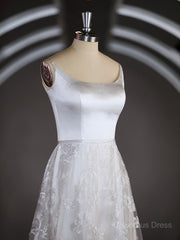 A-Line/Princess Square Cathedral Train Lace Corset Wedding Dresses with Appliques Lace outfit, Wedding Dress Accessories