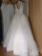 A-Line/Princess V-neck Floor-Length Corset Prom Dresses outfit, Formals Dresses Long