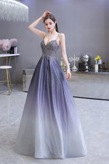 A-Line Spaghetti Straps Long Sequins Corset Prom Dresses outfit, Bridesmaid Dresses By Color