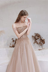 A-Line Strapless Starlight Princess Corset Prom Dresses outfit, Evening Dress For Party
