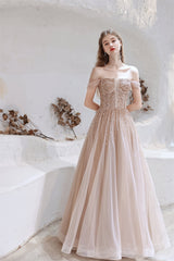A-Line Strapless Starlight Princess Corset Prom Dresses outfit, Evening Dress For Weddings