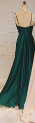 A-Line Straps Ruched Long Corset Bridesmaid Dress Corset Formal Dresses outfit, Bridesmaid Dress Satin