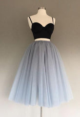 A Line Two Piece Corset Homecoming Dresses Short Tulle Corset Prom Gowns outfits, Prom Dress Pattern