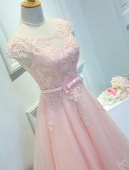 Adorable Pink Knee Length Party Dress, Lace Applique Cute Corset Homecoming Dress outfit, Party Dress Jumpsuit