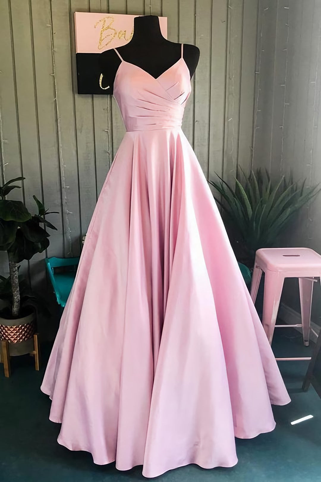 Elegant Pleated A Line Pink Customized Floor Length Long Corset Prom Dress, Ae893 outfit, Formal Dress Classy Elegant