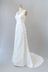 Awesome Long Sheath Lace Chiffon Backless Corset Wedding Dress outfit, Wedding Dress Uk
