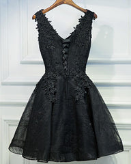 Black Lace Graduation Dresses, A Line Black Corset Homecoming Dresses, Semi Corset Formal Dress outfit, Bridal Shower Games
