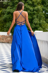 Backless Satin Corset Prom Dress outfits, Backless Satin Prom Dress