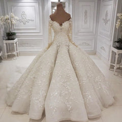 Beautiful Long Sleevess V neck Appliques Corset Ball Gown Corset Wedding Dress outfit, Wedding Dresses Colors