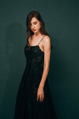 A-line Lace Appliques Long Corset Prom Dresses outfit, Party Dress For Night
