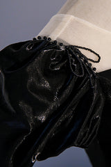 Black Satin Long Corset Prom Dress, Black A-Line Short Sleeve Evening Dress outfit, Bridesmaid Dresses Color Schemes