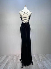 Black Velvet A-line Straps Corset Wedding Party Dress, Black Long Evening Dress Corset Prom Dress outfits, Wedding Dress Cheaper