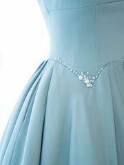 Blue Long Beaded Corset Prom Dresses, Long Blue Beaded Corset Formal Evening Dresses outfit, Bridesmaid Dress Lavender