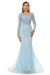 Neckline Long Sleeve Mermaid Lace Pattern Tulle Beading Corset Prom Dresses outfit, Salad Dress Recipes