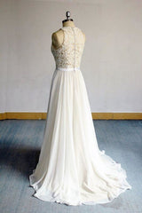 Eye-catching Lace Chiffon A-line Corset Wedding Dress outfit, Wedding Dress Hire Near Me