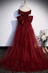 Burgundy Mermaid Long Corset Prom Dress, Off the Shoulder V-Neck Corset Formal Evening Dress outfit, Party Dresses Australia