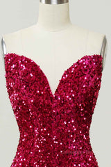 Burgundy Mermaid V Neckline Sequins Long Corset Prom Dress outfits, Party Dresses Size 20