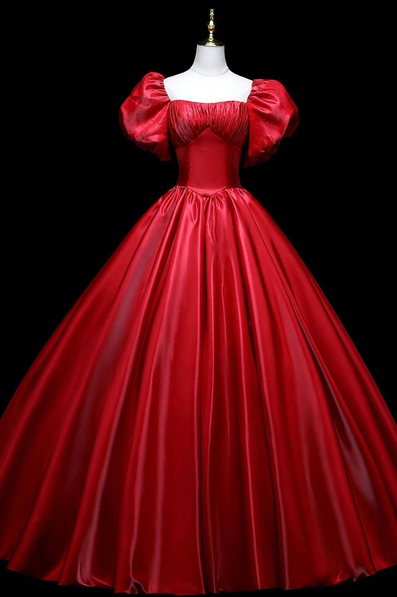 Burgundy Satin Long A-Line Corset Prom Dress, Burgundy Corset Formal Evening Dress outfit, Fairytale Dress