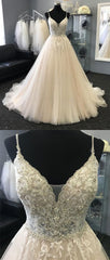 Light Champagne Tulle Lace Long Corset Prom Dress, Champagne Evening Dress outfit, Homecoming Dresses 2028