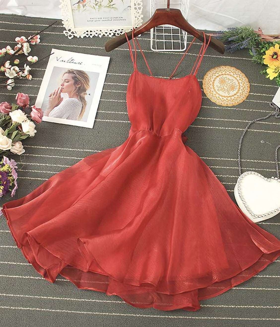 Cute Tulle Backless Short Dress, Mini Corset Homecoming Dress outfit, Prom Dress 2031