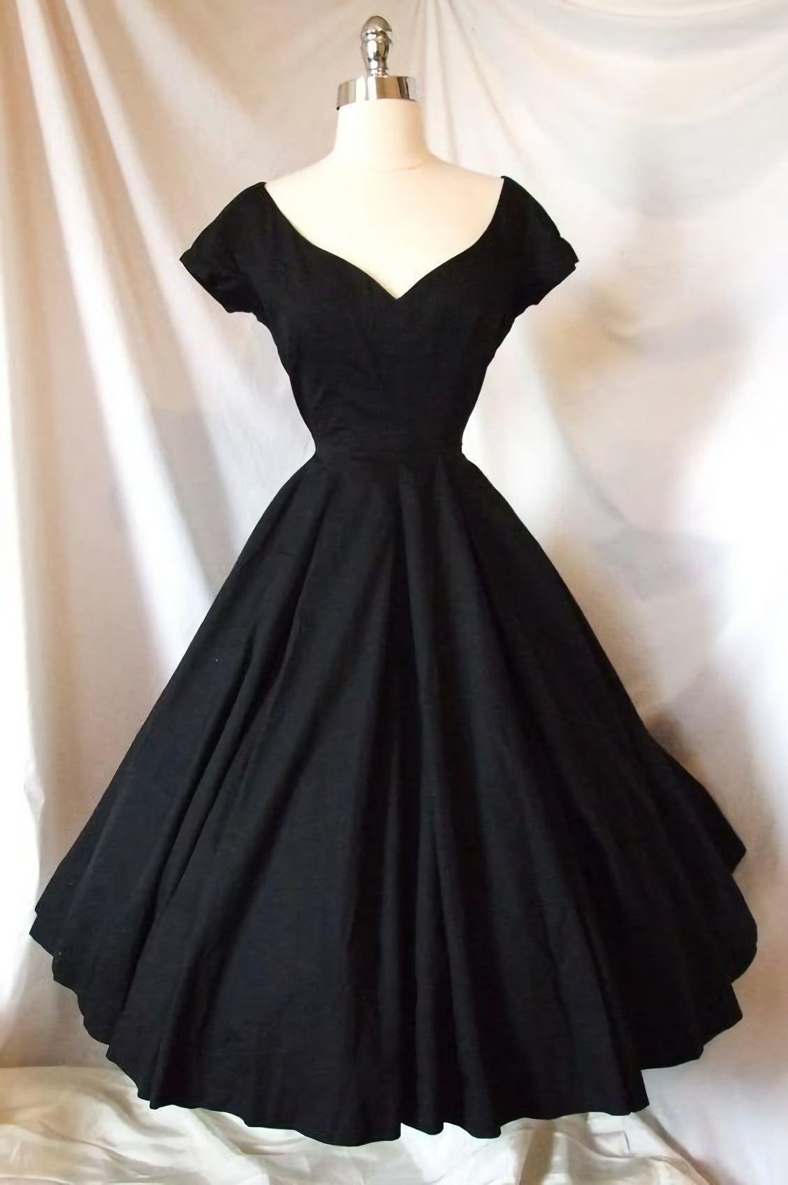 A Line Black Satin Cocktail Party Dresses, Corset Homecoming Dress outfit, Prom Dress Pieces