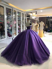 Purple Dress, Corset Ball Gown Corset Prom Dress, Strapless Corset Ball Gown outfits, Evening Dresses For Ladies Over 56