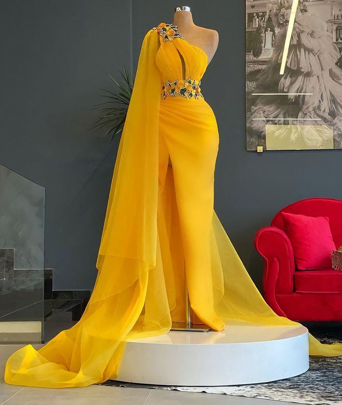 Yellow Long Corset Prom Dresses outfit, Prom Dress Shopping Near Me