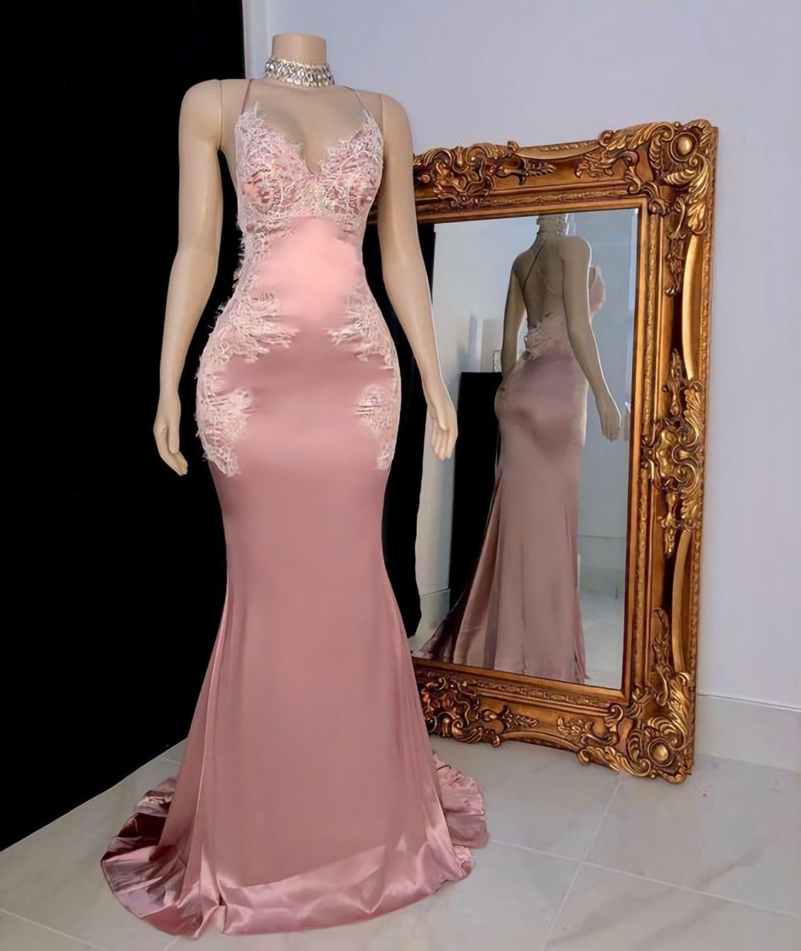 Pink Long Corset Prom Dress, Evening Dress outfit, Prom Dresses Gown