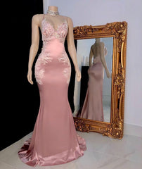 Pink Long Corset Prom Dress, Evening Dress outfit, Prom Dresses Gown