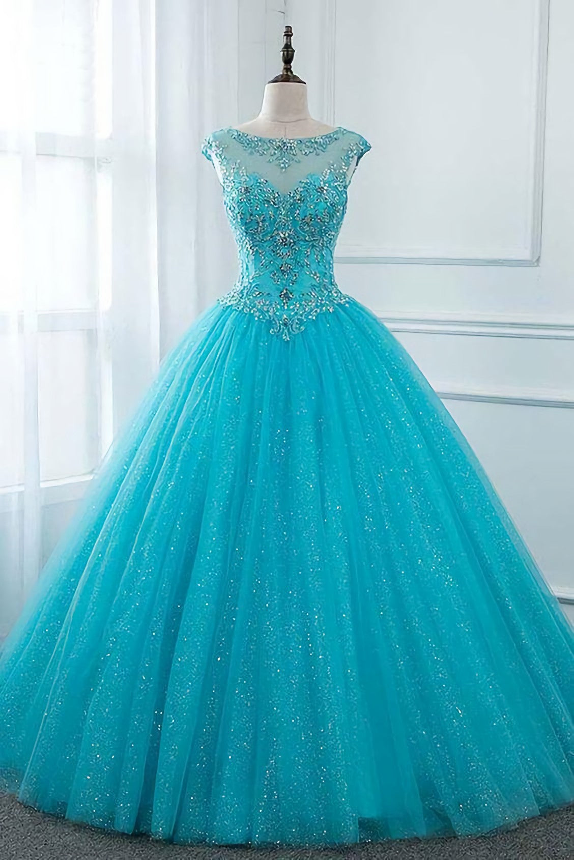 Elegant Long Corset Ball Gown Quinceanera Dresses, Beaded Corset Corset Prom Gown outfits, Homecomming Dress Long